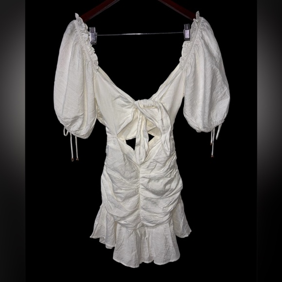 Move To My Beat Mini Dress by Hello Molly white size S - Picture 4 of 10